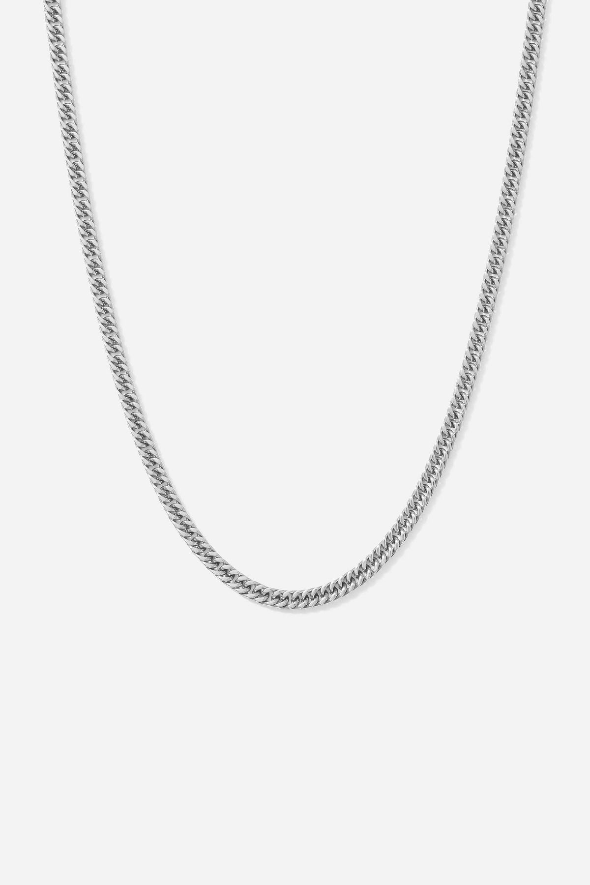 3 mm Cuban chain in 316L stainless steel