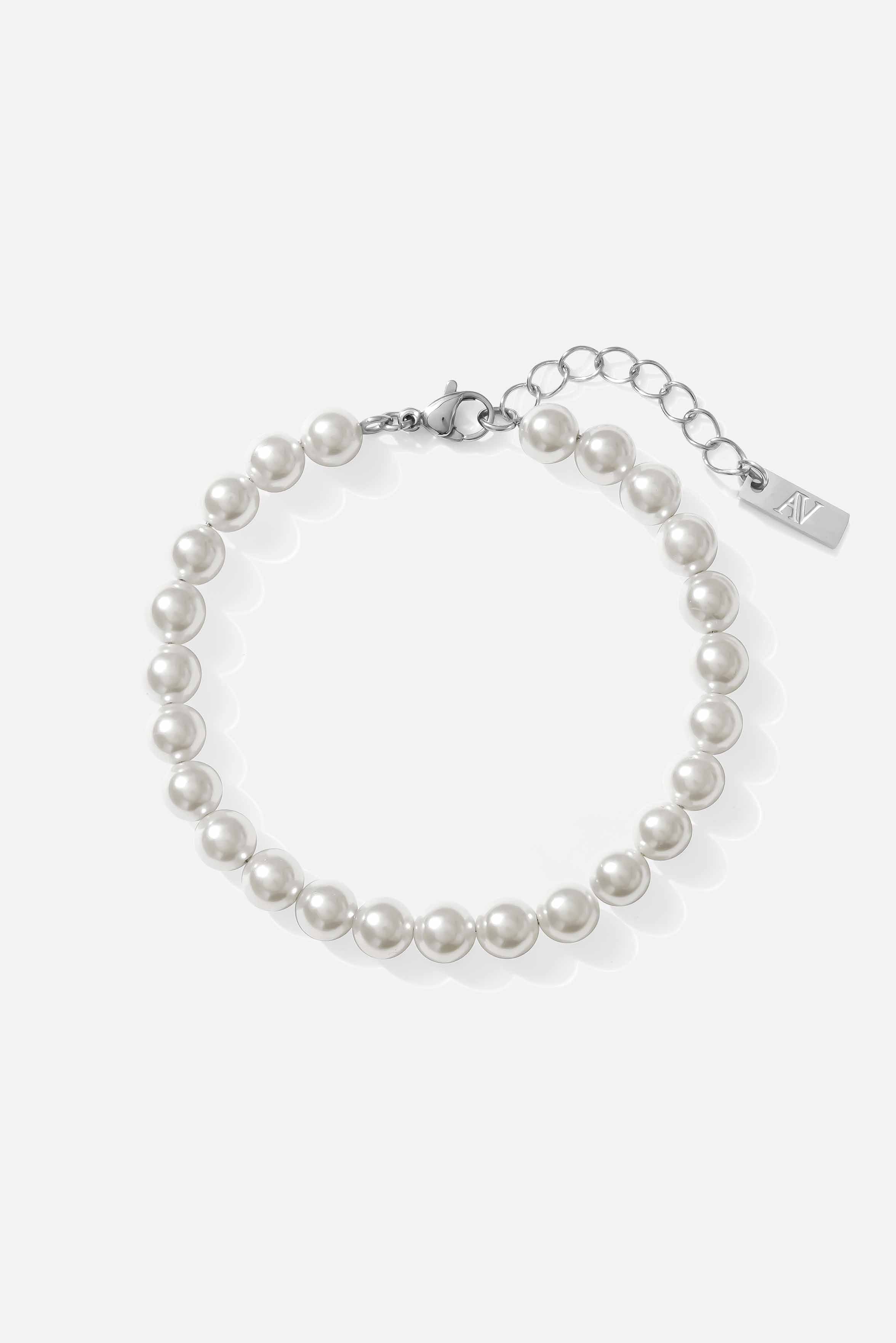 ROUNDED REAL PEARL BRACELET