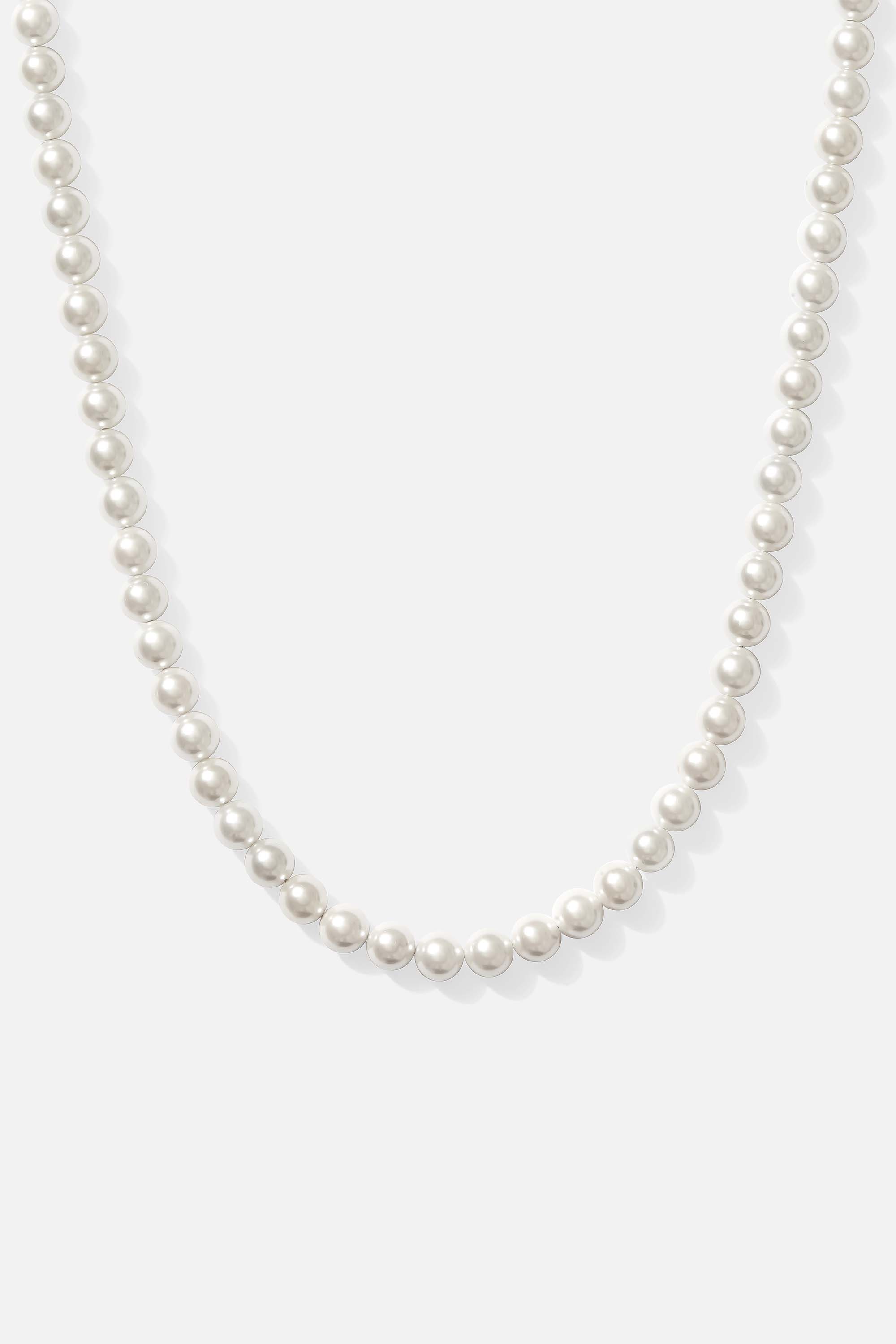 ROUNDED REAL PEARL NECKLACE